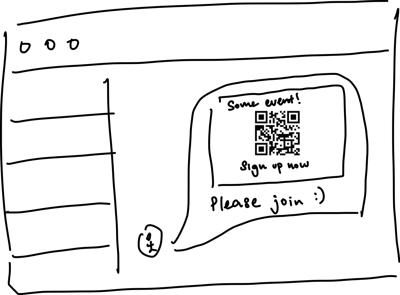 Image of QR codes being used wrongly